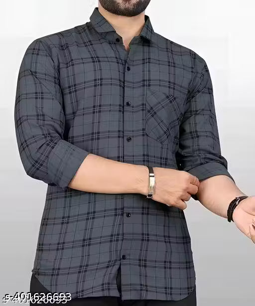 MENS DASHING FORMAL CHECK SHIRT