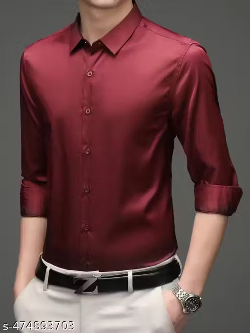 Solid Men Formal wear shirt