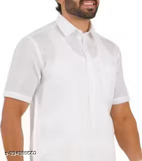 Pure Cotton white Shirt (Pack Of 2) White Shirt Combo Cotton Men's