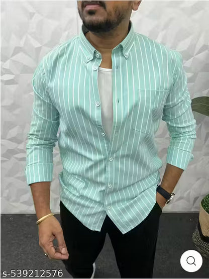 men striped shirt