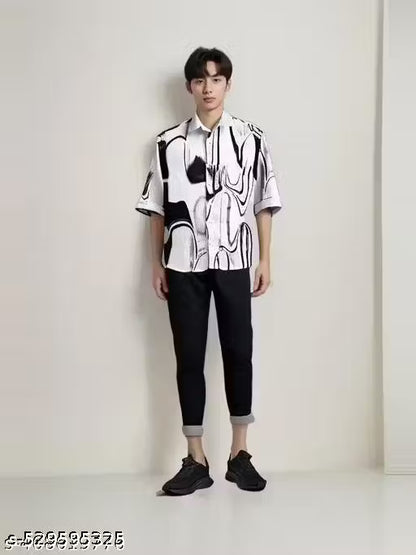 Indian Shirts Bazar Code 3/4 Sleeve Printed Shirts