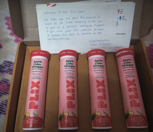 Plix Apple Cider Vinegar Effervescent Tablet with mother