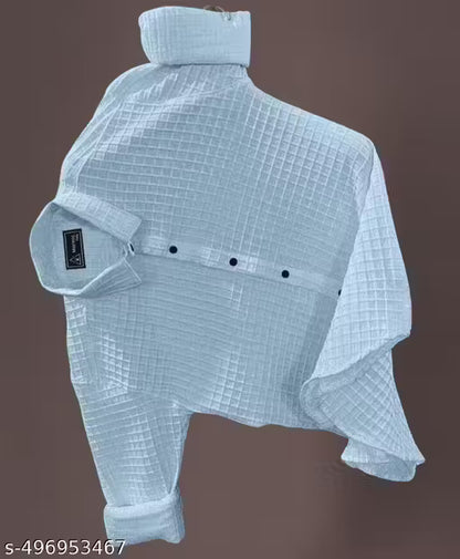 CKsons Fab Men's New Fancy Popcorn Checked Full Sleeve Shirt