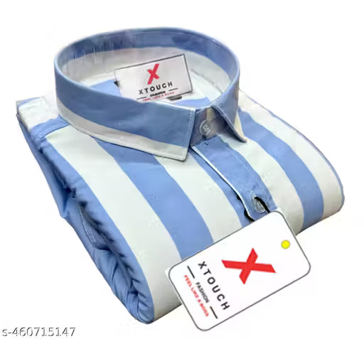 MENS DASHING FORMAL STRIPE SHIRT