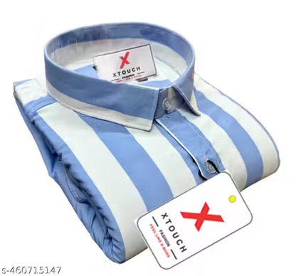 MENS DASHING FORMAL STRIPE SHIRT
