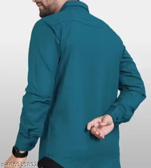 Fine quality cotton blend formal, casual , partywear, full sleeve shirt for men.