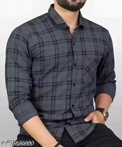 MENS DASHING FORMAL CHECK SHIRT