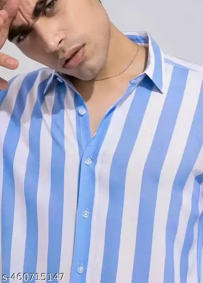 MENS DASHING FORMAL STRIPE SHIRT