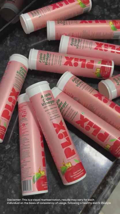 Plix Apple Cider Vinegar Effervescent Tablet with mother