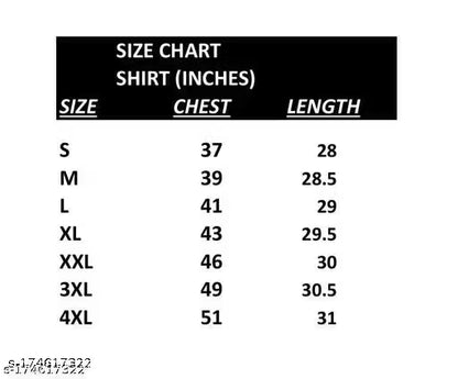 Oversize Plus size Men Casual Shirt-Plus Size Also Available