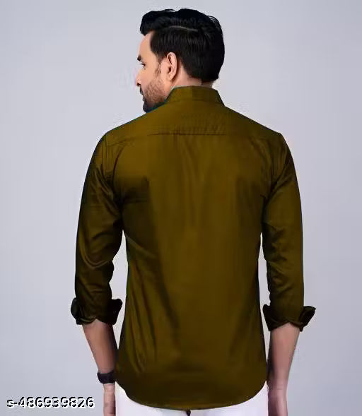 KOSAM Classy Stylish Shirts For Men - BROWN