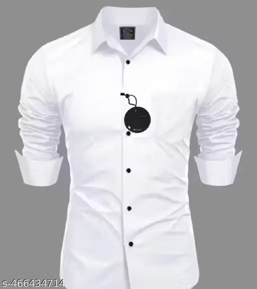 Fine quality cotton blend formal, casual , partywear, full sleeve shirt for men.