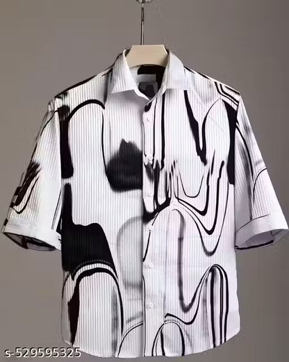 Indian Shirts Bazar Code 3/4 Sleeve Printed Shirts
