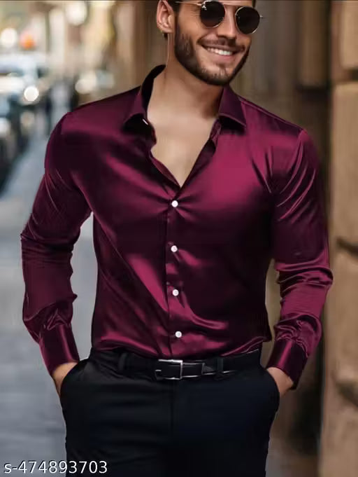 Solid Men Formal wear shirt